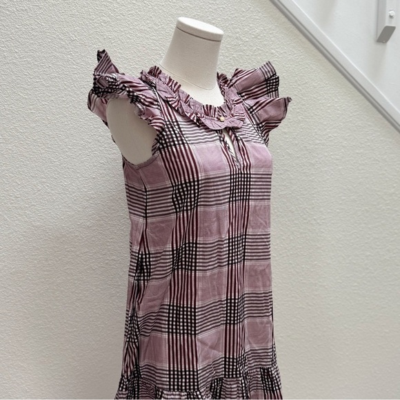 Never a Wallflower Dresses & Skirts - NWT Designer Never a Wallflower Rachel Dress Brown Cotton Plaid Size XS
